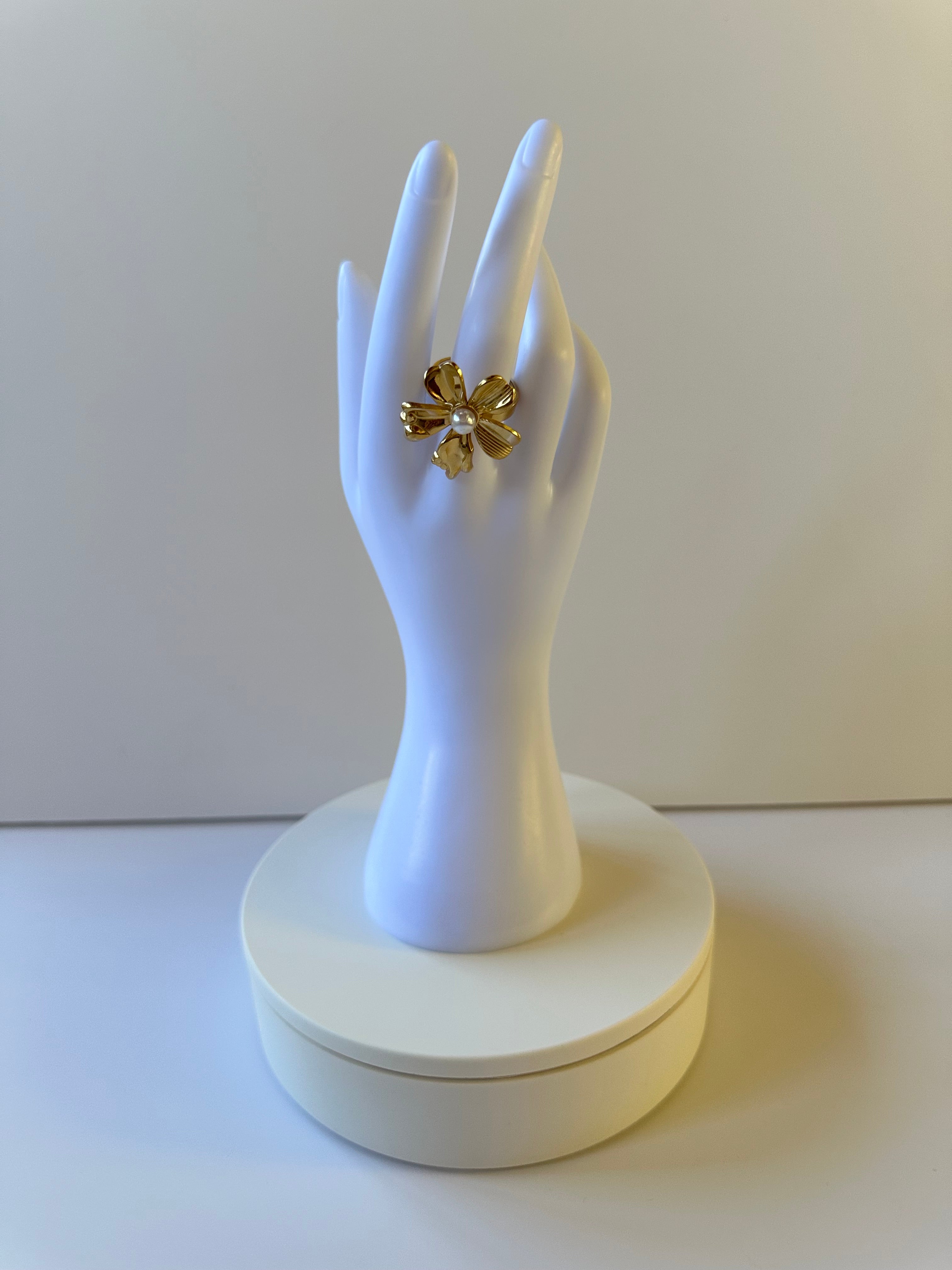 Pearly Life Stainless Steel Ring - 1604