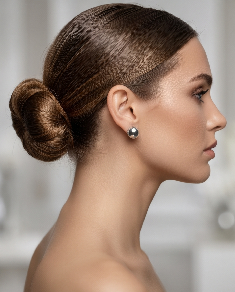 Silver Stainless Stud Steel Earrings