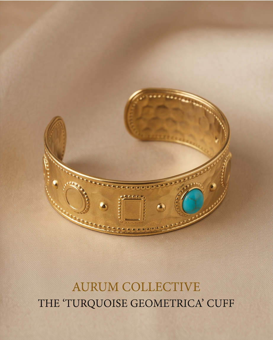 Stainless Steel Teal Ball Bracelet