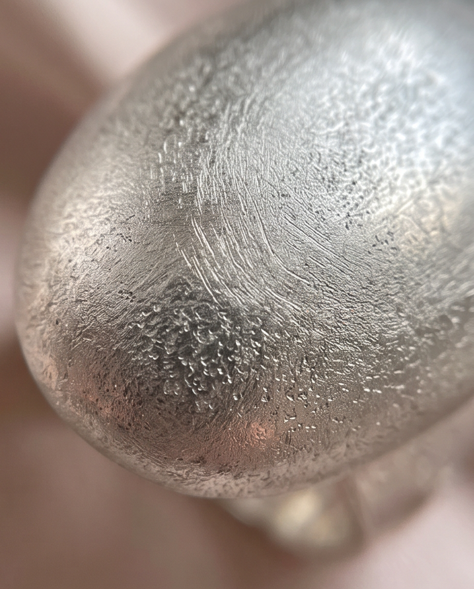 Silver Oval Big Ring
