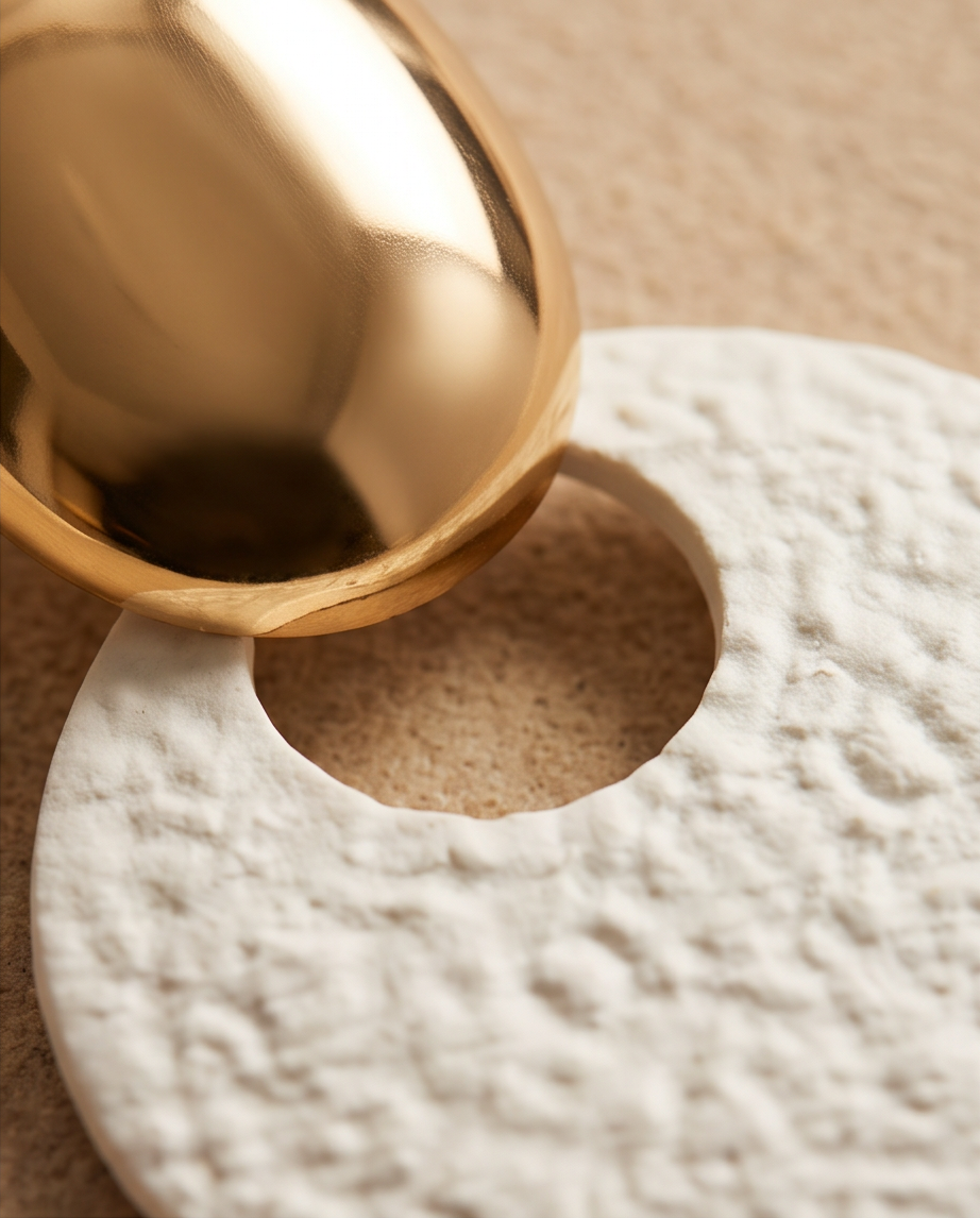Melody Round Textured Earrings