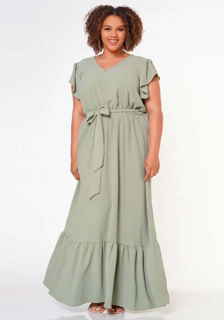 Plus Size Sage Maxi Dress - 2824