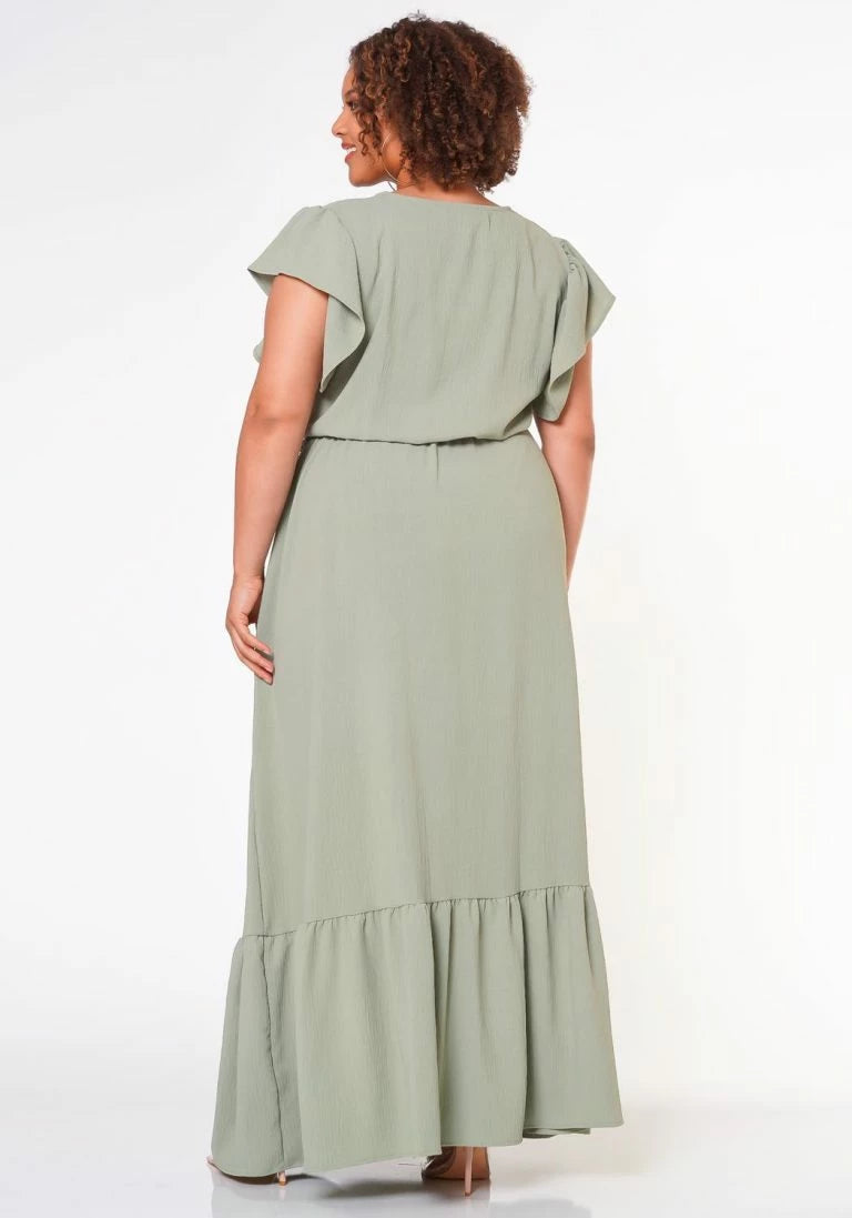 Plus Size Sage Maxi Dress - 2824
