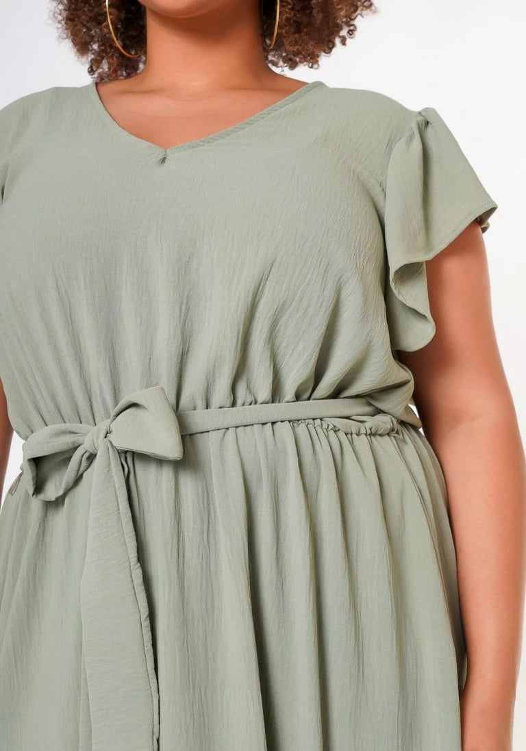 Plus Size Sage Maxi Dress - 2824
