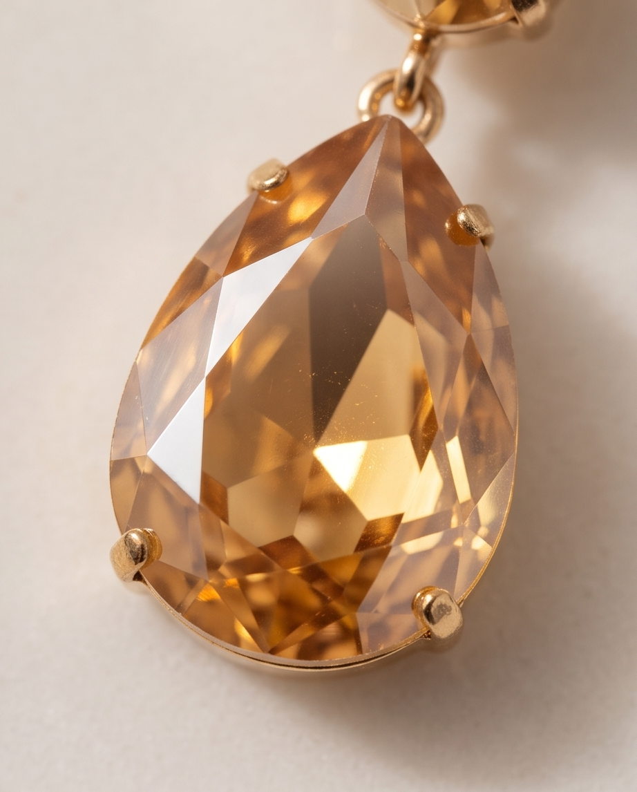 Golden Empress Drop Earrings
