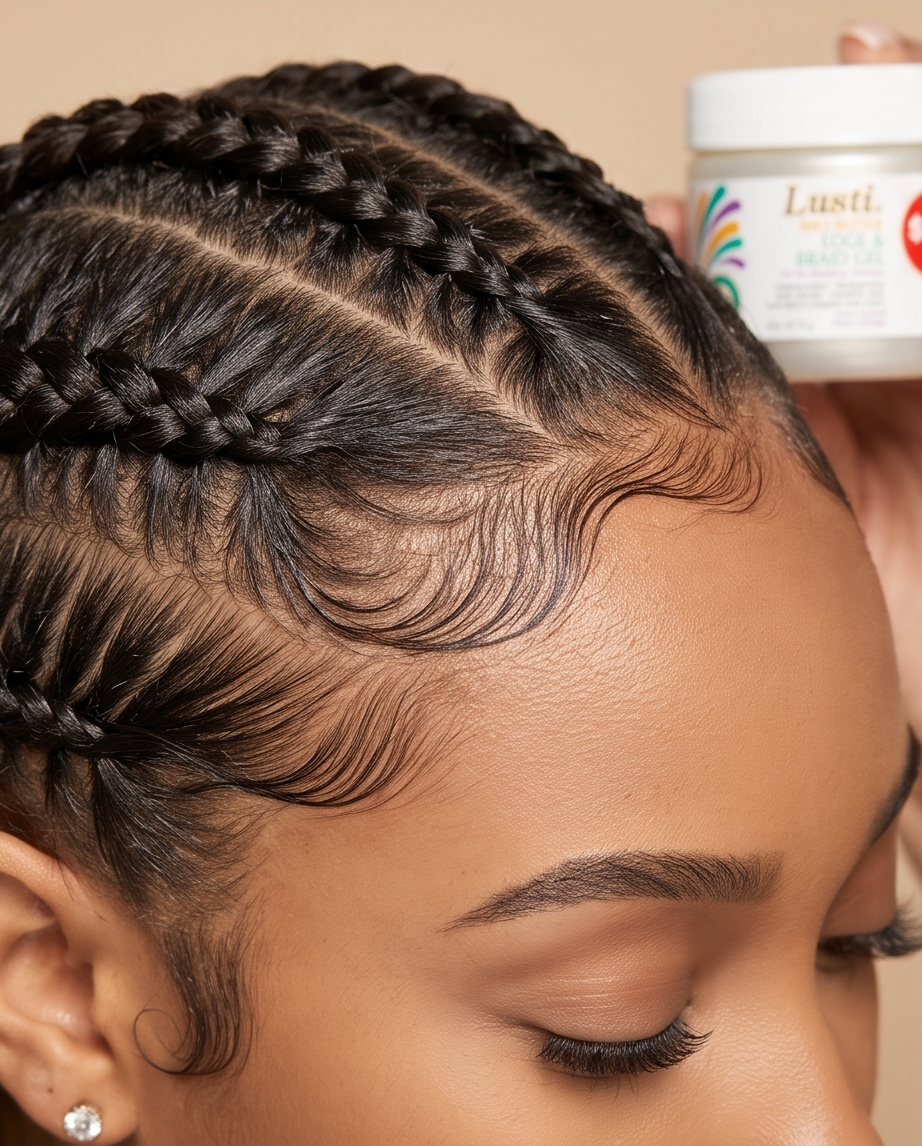Lusti Shea Butter Edge & Braid Gel