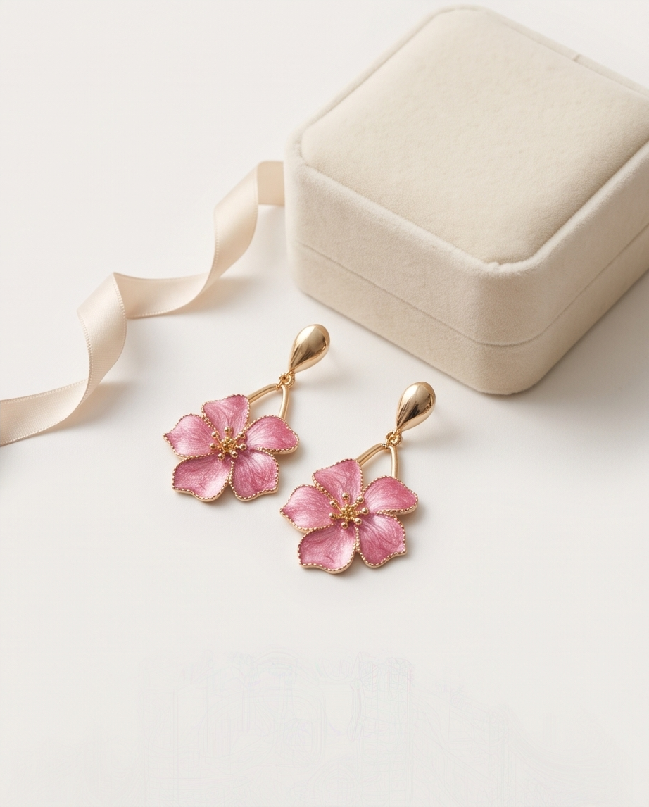 Melody Floral Drop Earrings
