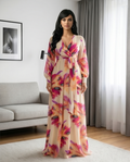 Floral Long Sleeve Maxi Dress