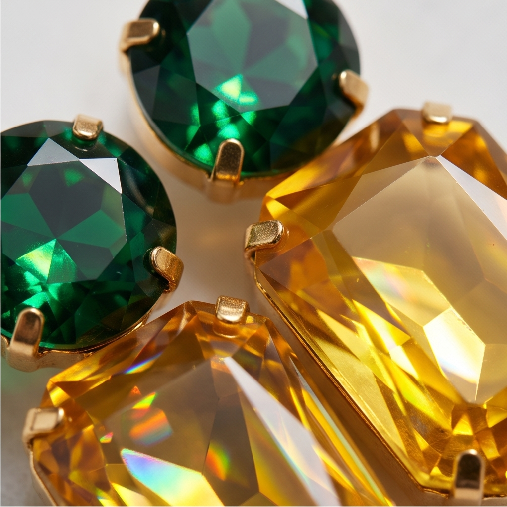 Chrysolite Pineapple Earrings