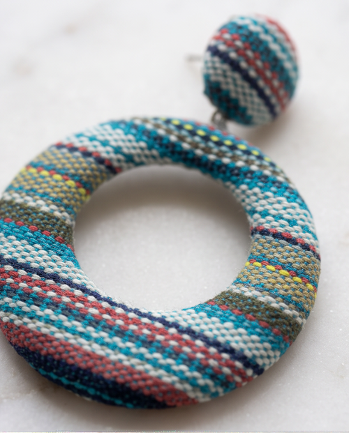 Denim Tracks Earrings