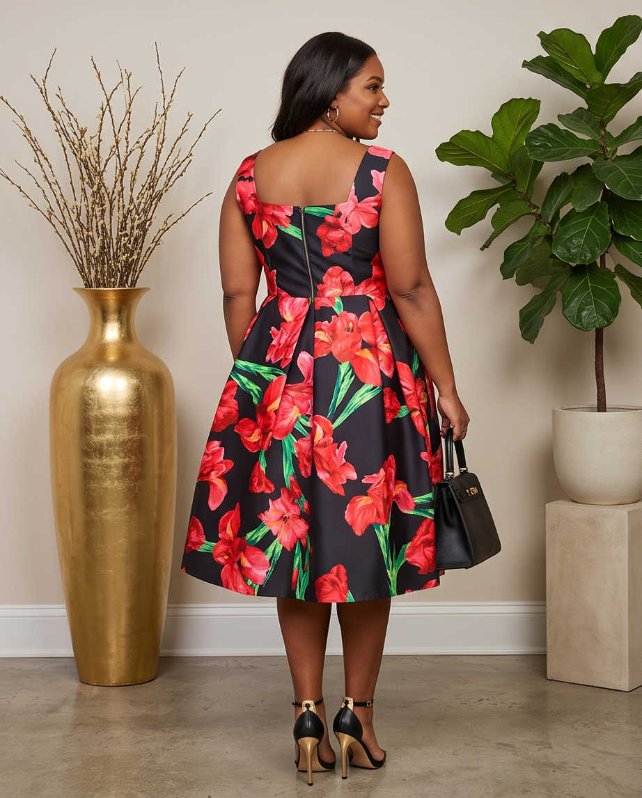 Plus Size Monica Rose Dress