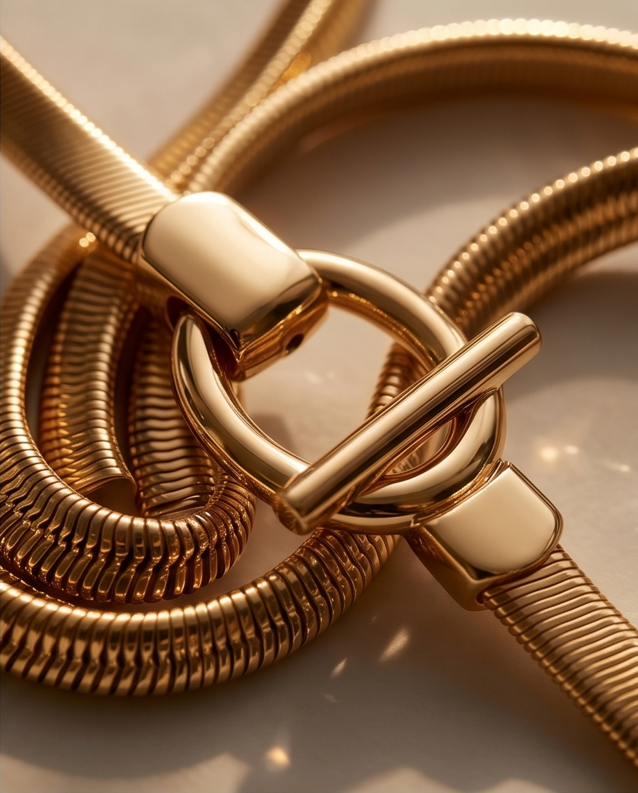 Gold Stretchy Belt