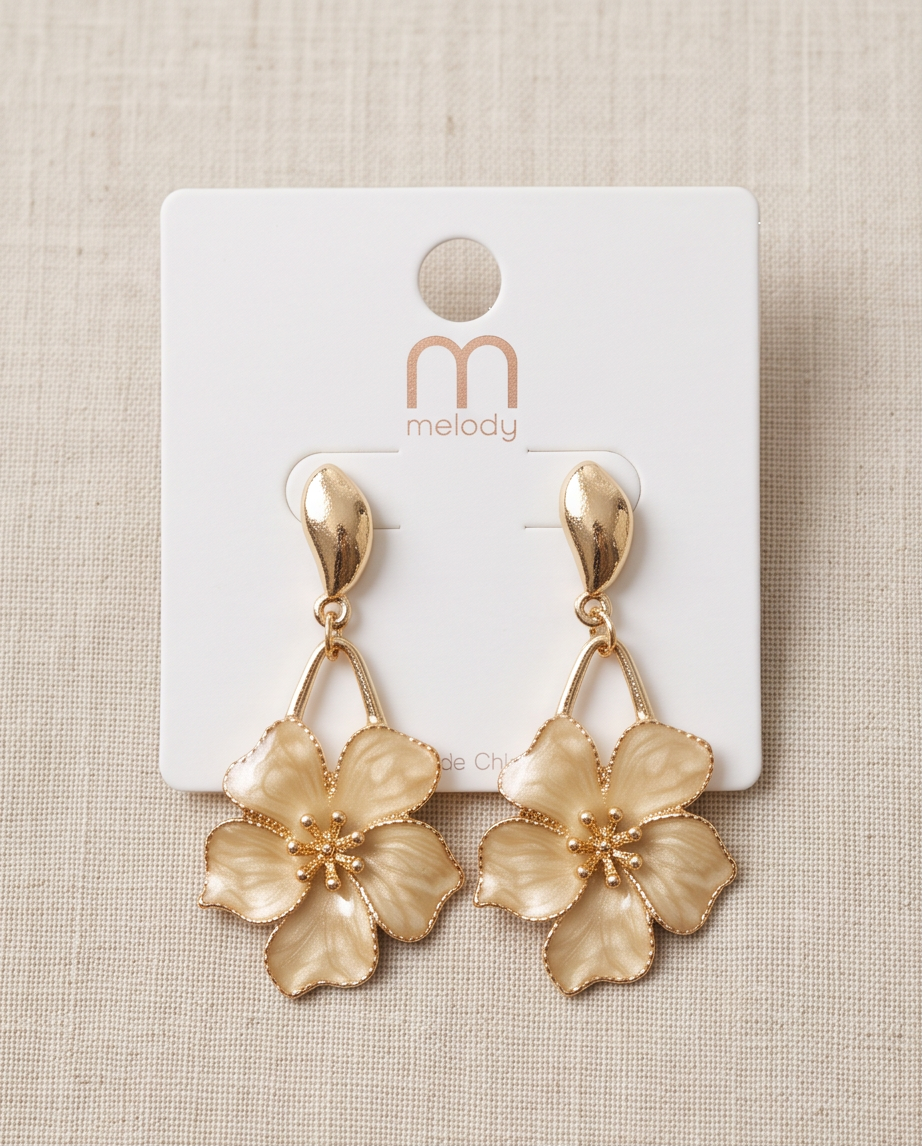 Melody Floral Drop Earrings