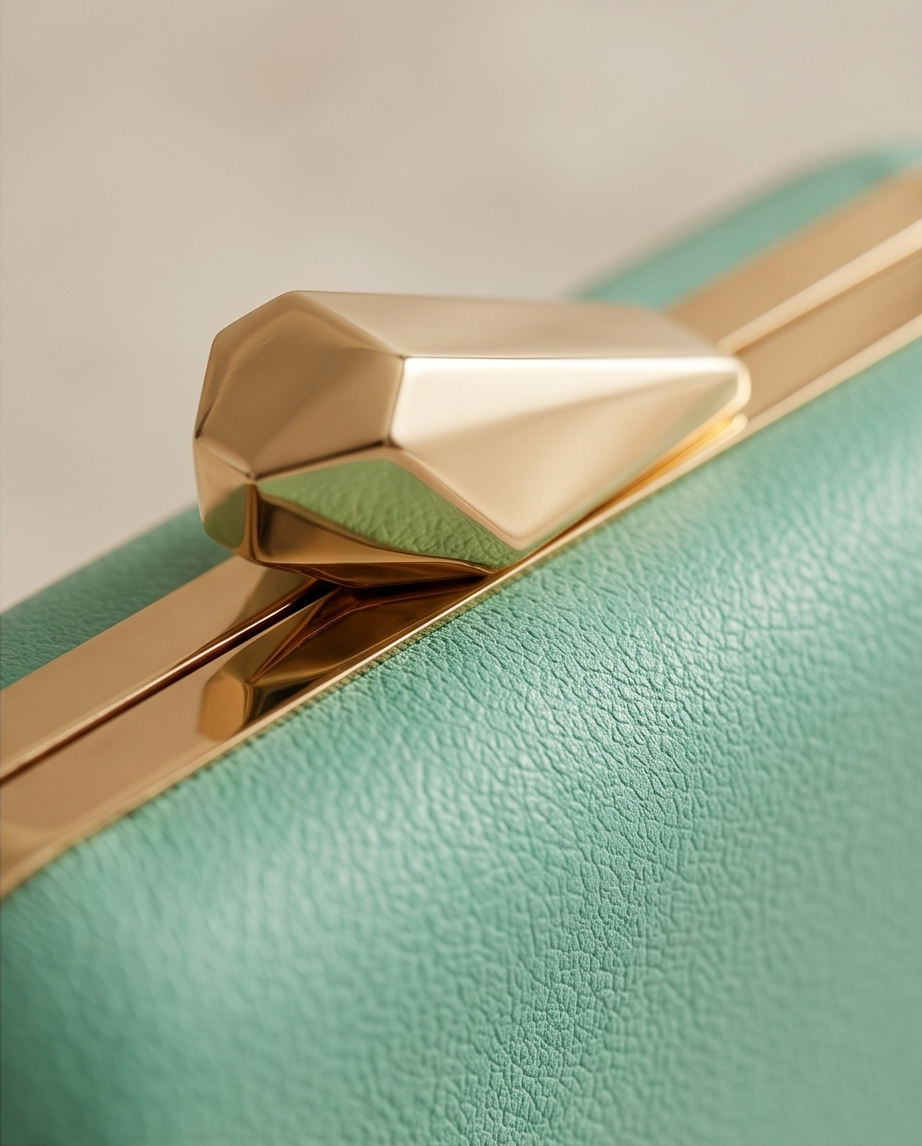 Mint Minaudière Clutch