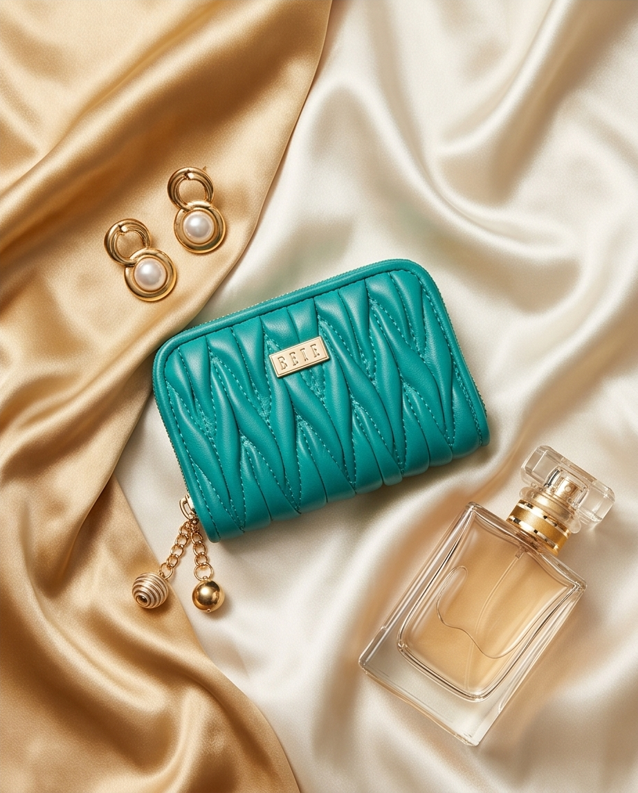 Turquoise Mini Wallet