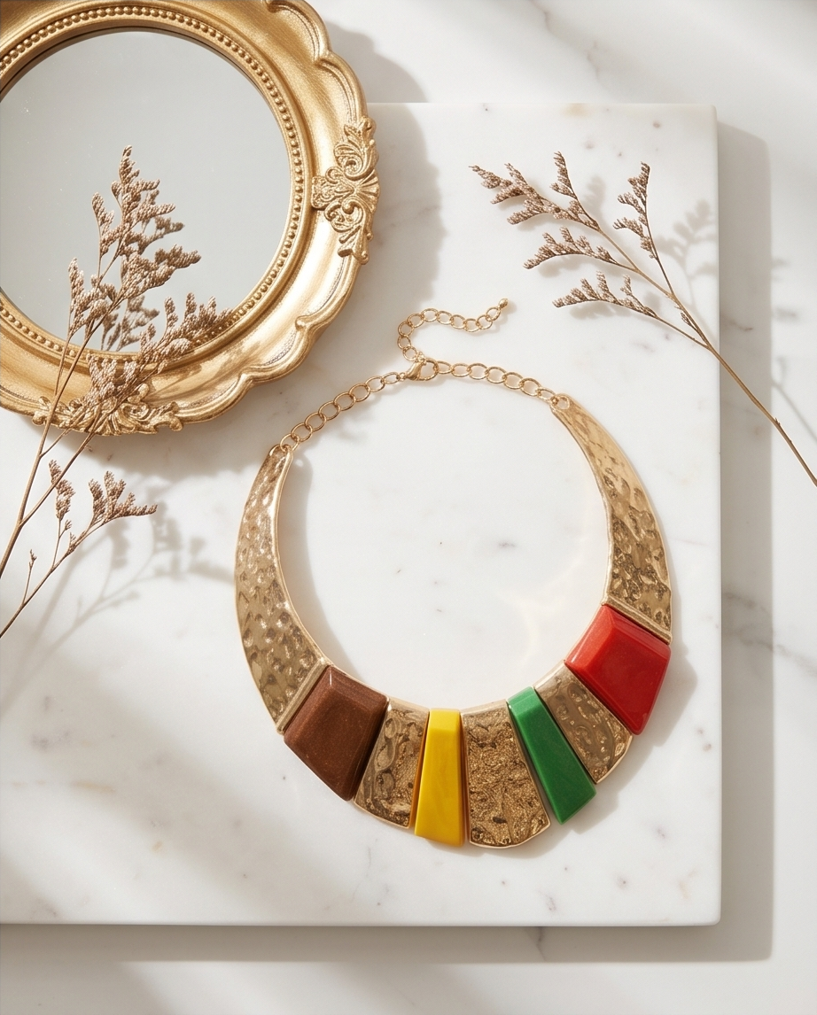 Unique Liberation Chunky Necklace