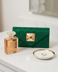 Emerald Evening Clutch