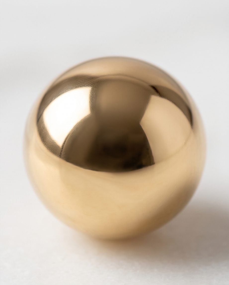 Stainless Steel Gold Knob Earrings