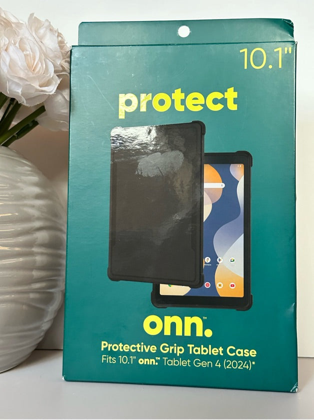 10.1” Protective Grip Black Tablet Case