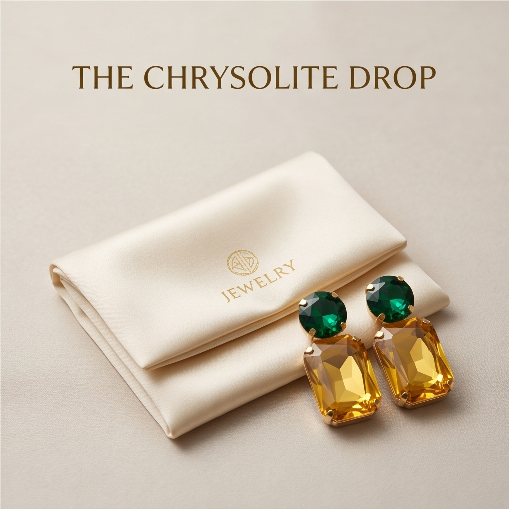 Chrysolite Pineapple Earrings