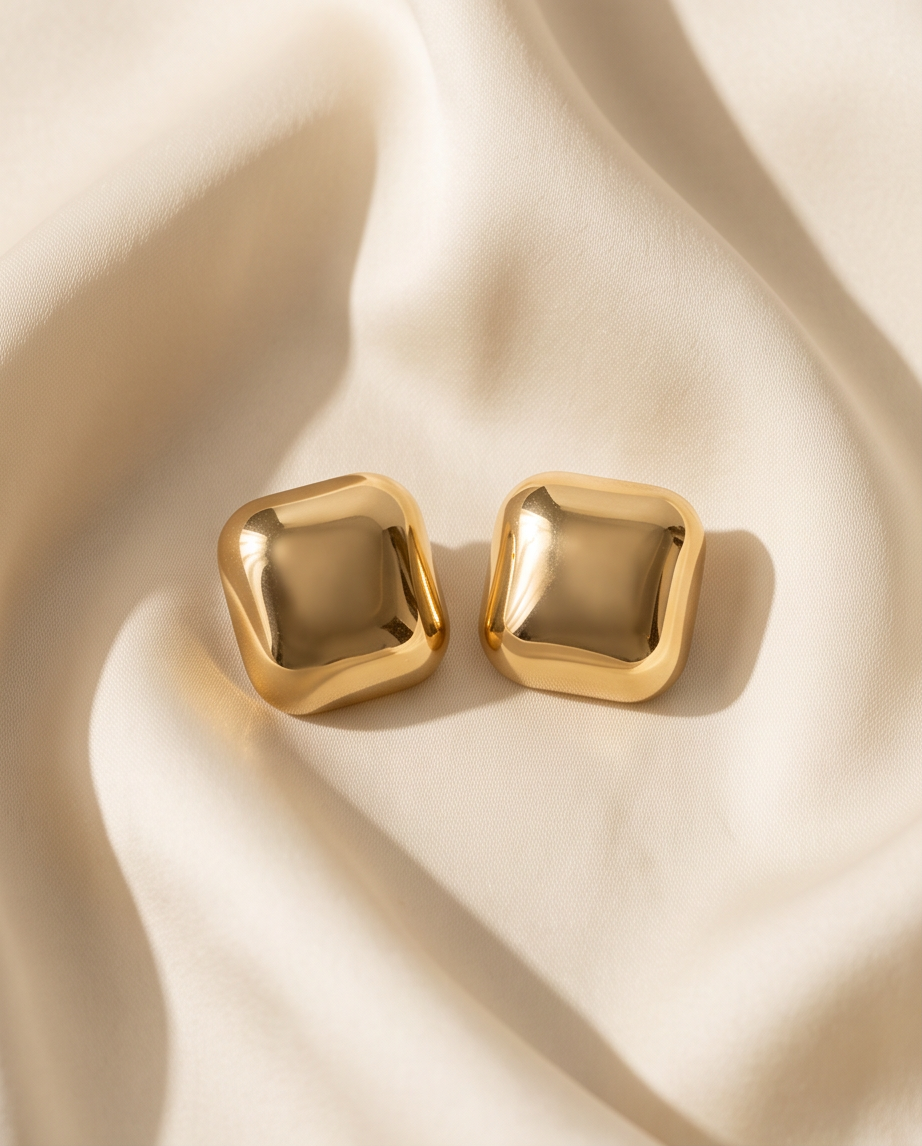Nicole Square Earrings