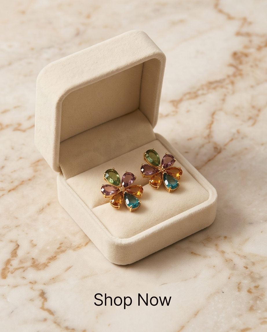 Colorful Spin Earrings