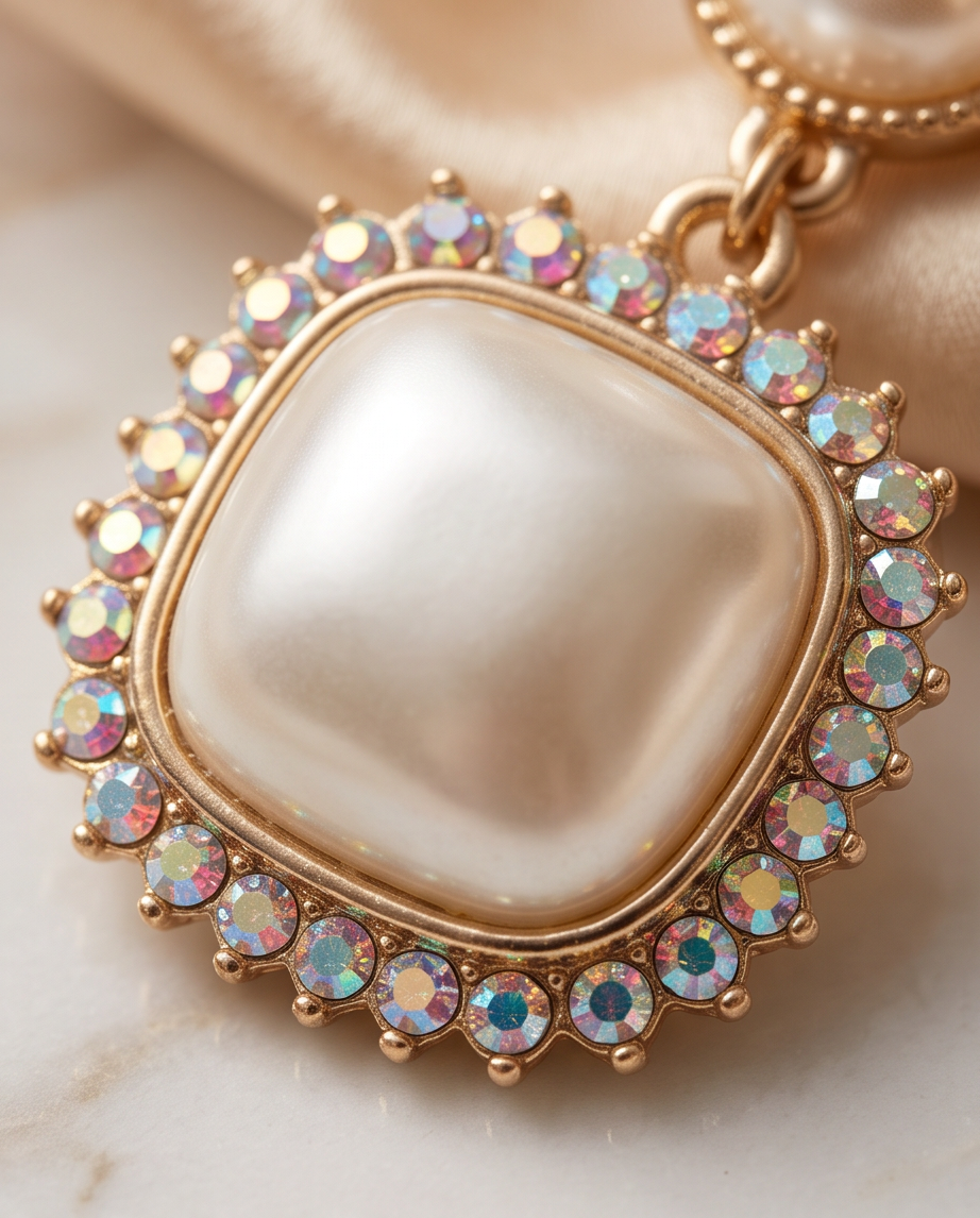 Pearls & Diamonds Desire Earrings