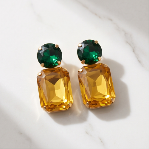 Chrysolite Pineapple Earrings