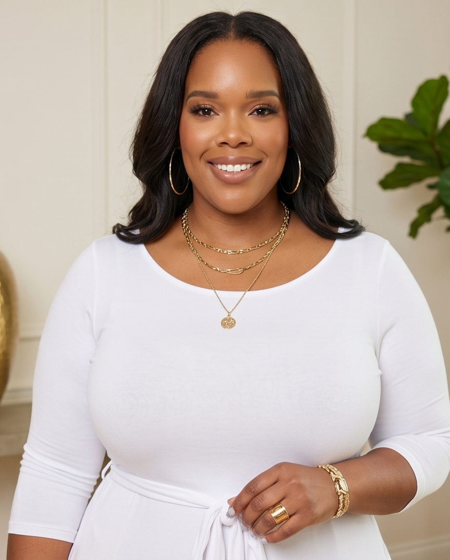 Plus Size White Maxi Dress