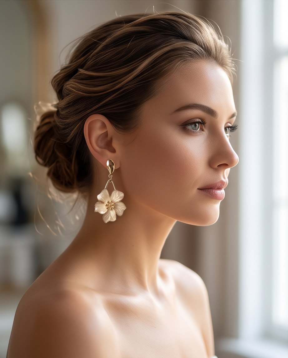 Melody Floral Drop Earrings