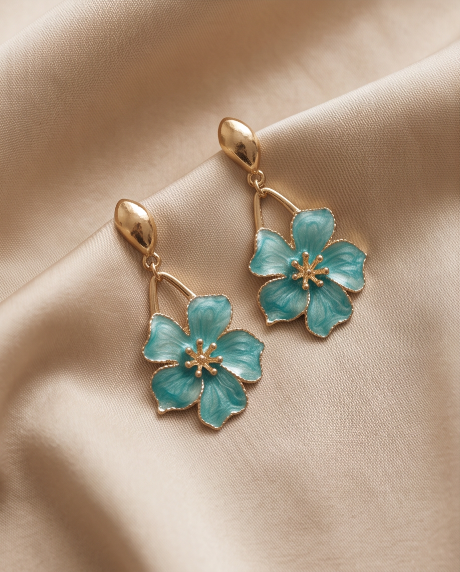Melody Floral Drop Earrings