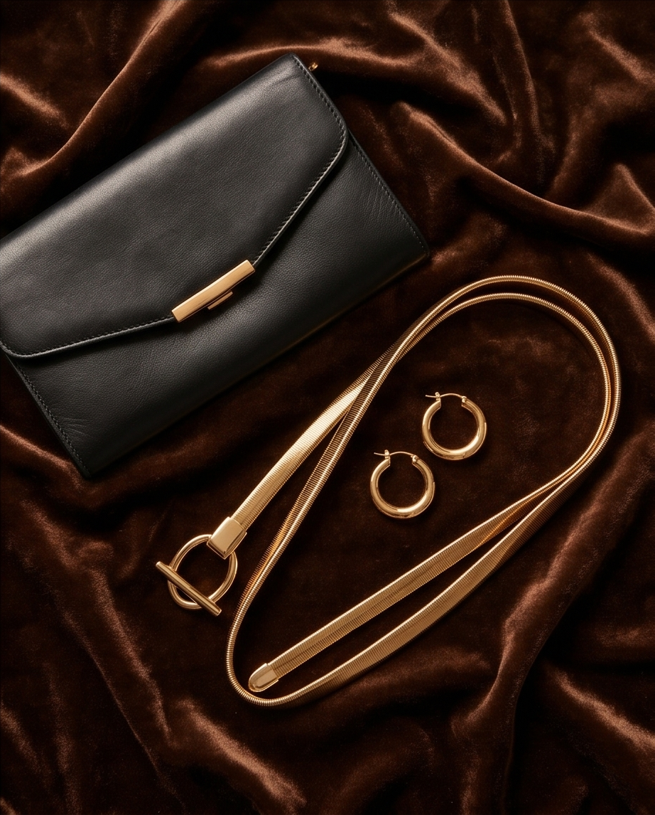 Gold Stretchy Belt