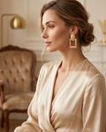 Gold Boxy Earring