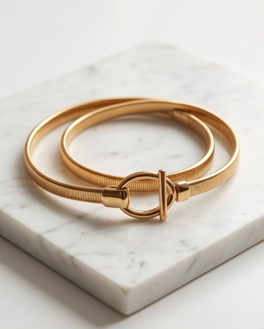 Gold Stretchy Belt