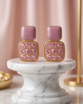 Lavender Diva Drop Earrings