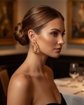 T&T Twisted Gold Hoop