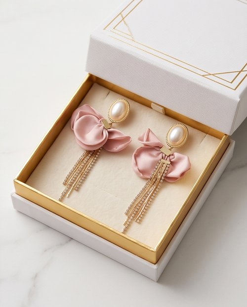 Blushing Away Earrings