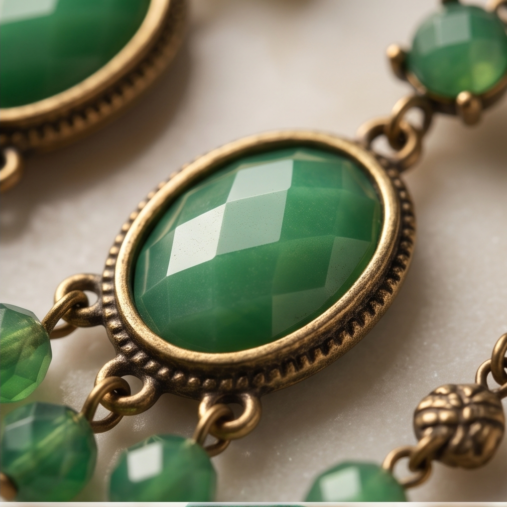 Green Empire Earrings