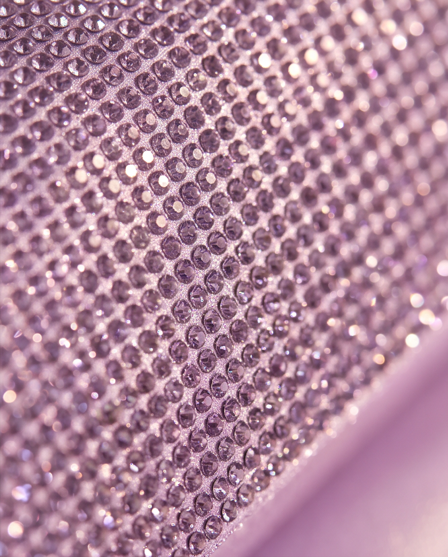 Bedazzled Purple Clutch
