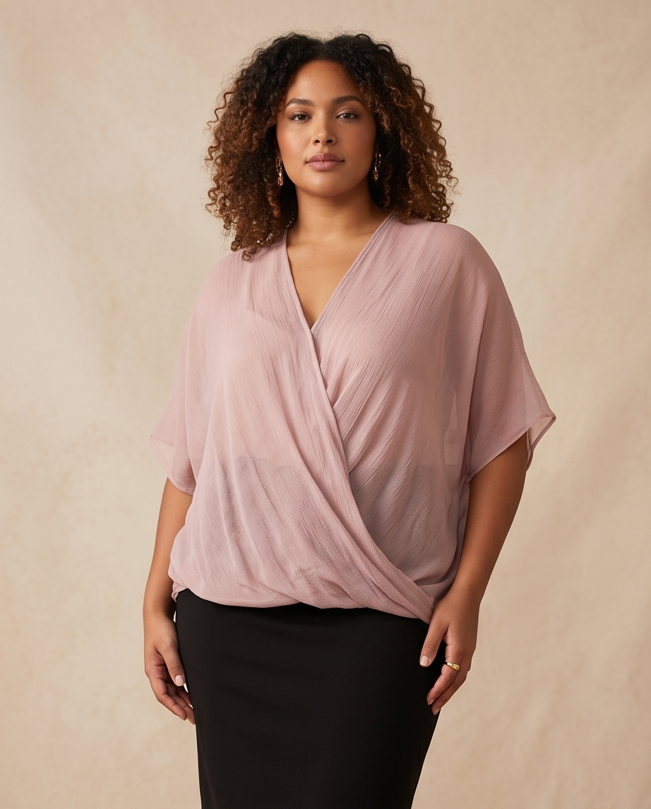 Plus Size Lavender linen Top