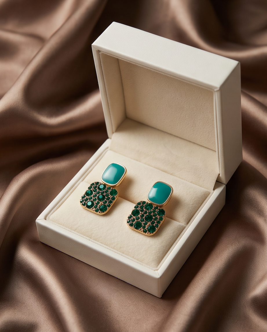 Teal Moments Earrings
