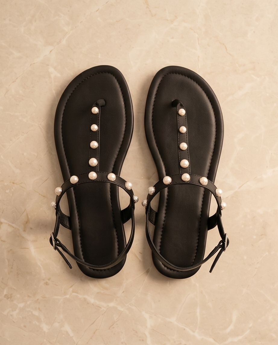 Black Pearl Sandals