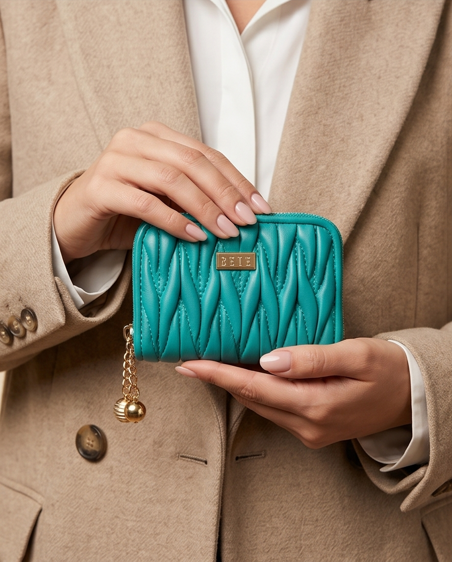 Turquoise Mini Wallet