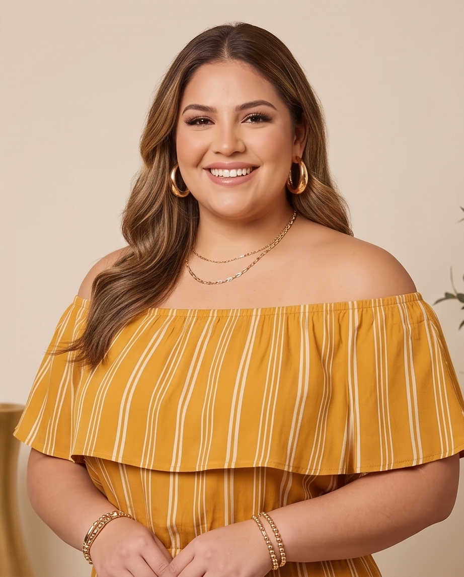 Plus Size Mustard Striped Jumpsuit