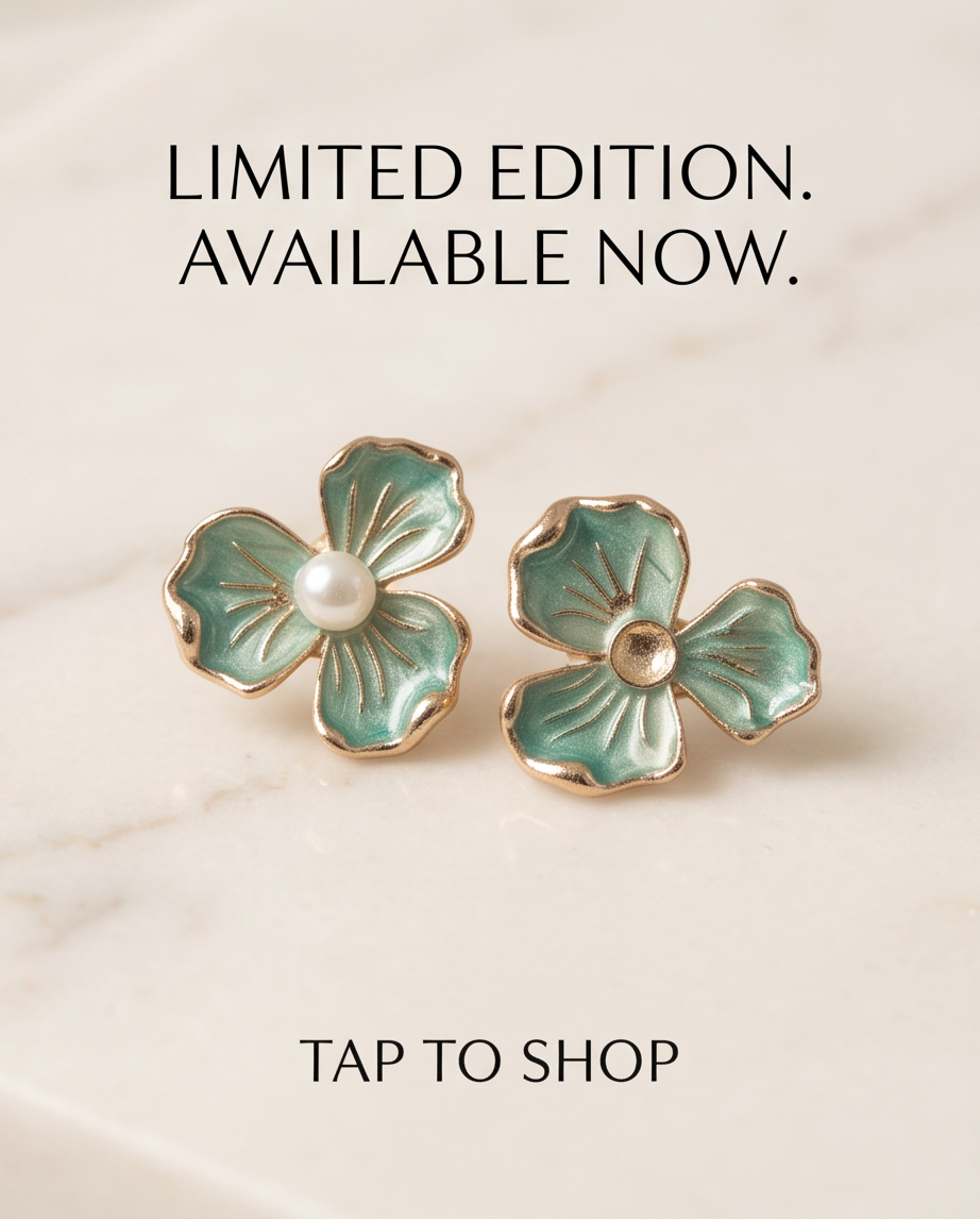 Melody Felicita Pearl Flower Earrings