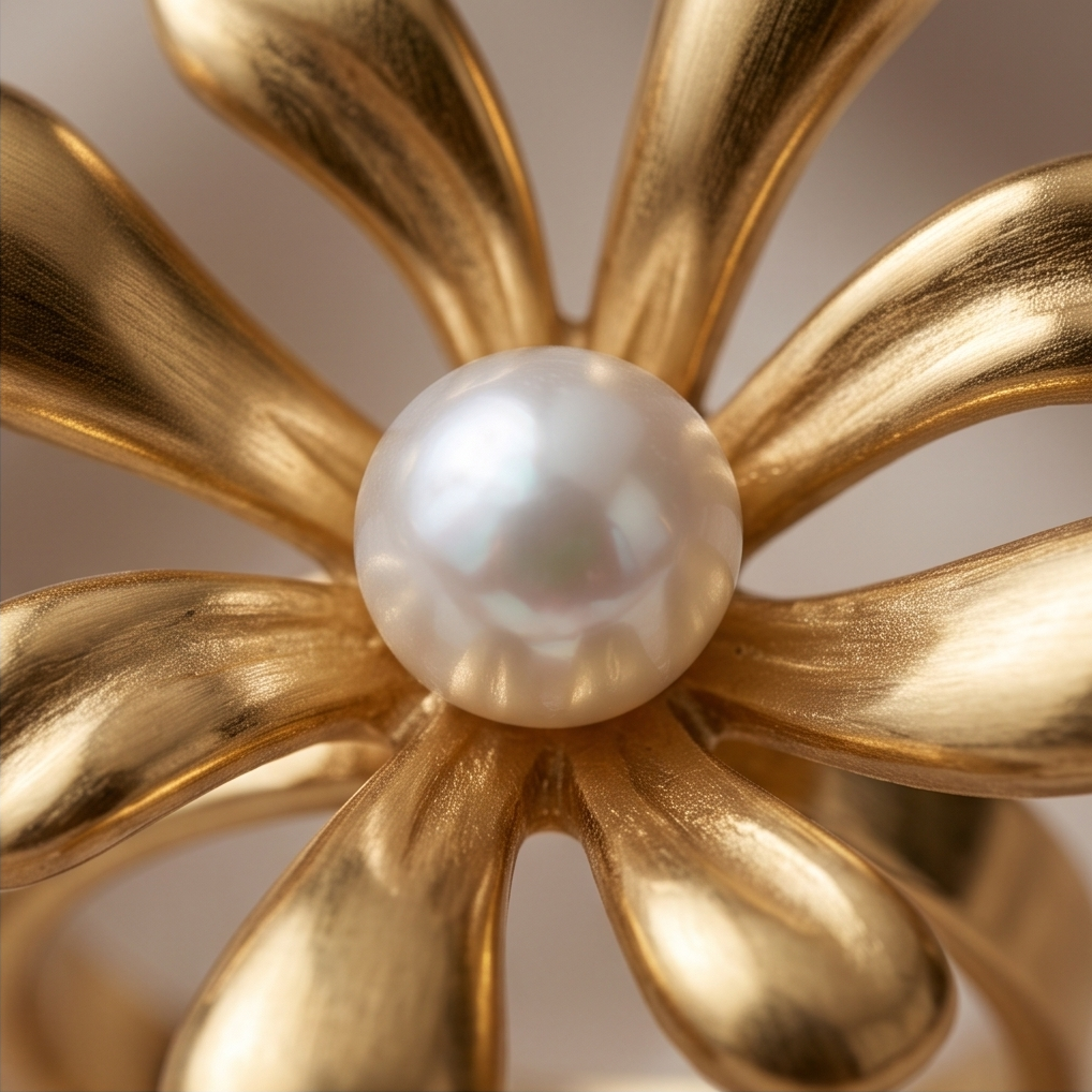Stainless Steel Blooming Gold Ring
