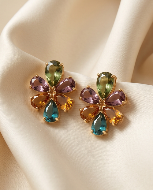Colorful Spin Earrings