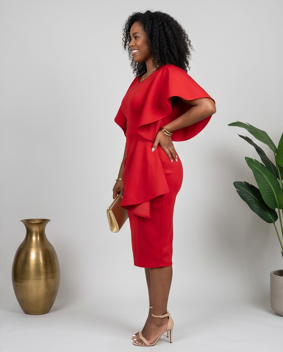Red Goddess Dress
