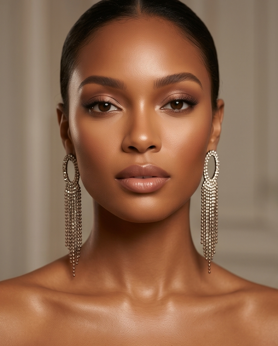 Diamonds Forever Draped Earrings