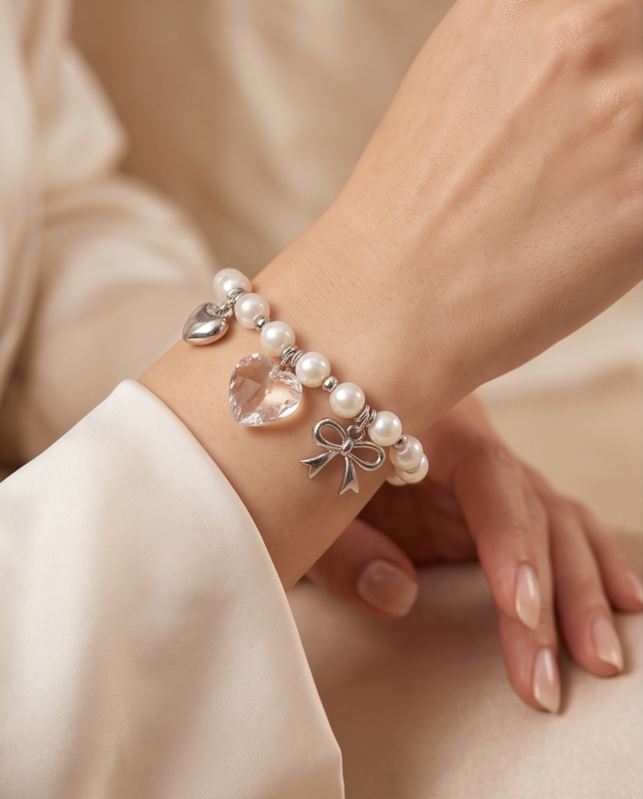 Melody Pearl Stretchy Bracelet